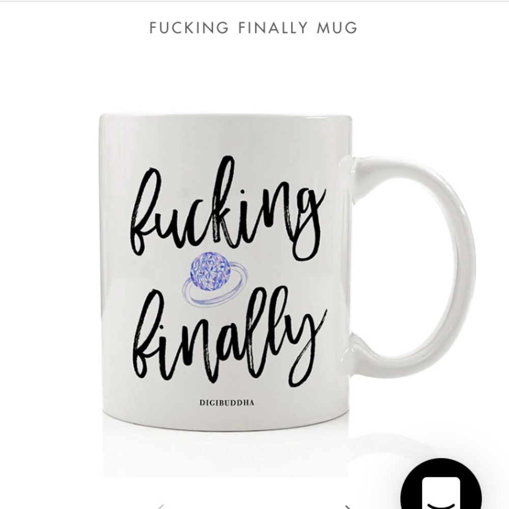 Digibuddha F*cking Finally Engagement Mug